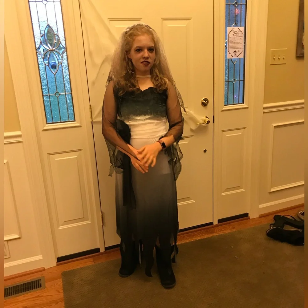 Child X-Large Graveyard Bride Costume